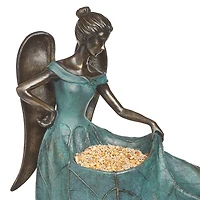 Roman 20in Angel Bird Bath