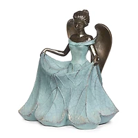 Roman 13.25in Angel Bird Bath