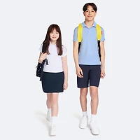 IZOD Performance Mesh Boys Short Sleeve Regular Fit Wrinkle Resistant Moisture Wicking Polo Shirt