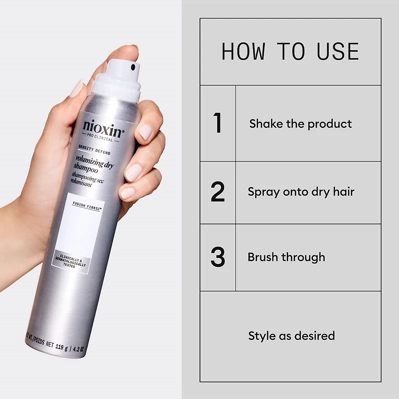 Nioxin® Density Defend Volumizing Dry Shampoo 4.2 oz.