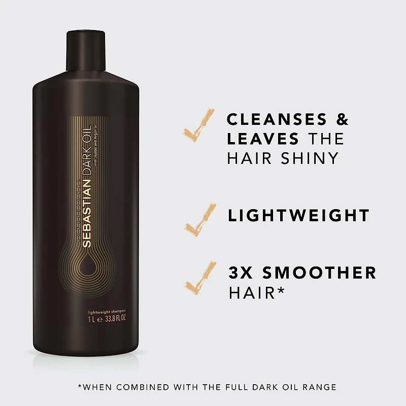 Sebastian® Dark Oil Lightweight Shampoo 33.8 oz.