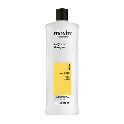 Nioxin® System 1 Scalp + Hair Shampoo 33.8 oz.