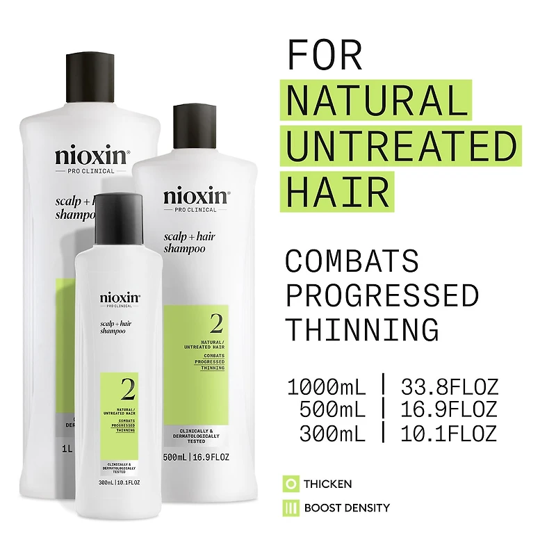 Nioxin® System 2 Scalp + Hair Shampoo 33.8 oz.