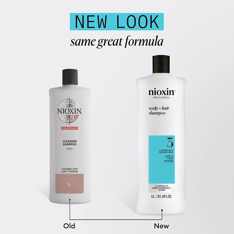 Nioxin® System 3 Scalp + Hair Shampoo 33.8 oz.