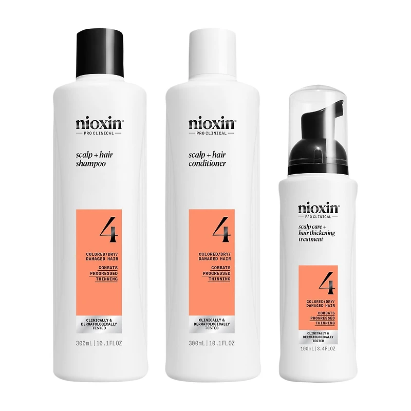 Nioxin® System 4 Kit 300+300+100 Hair Loss Treatment