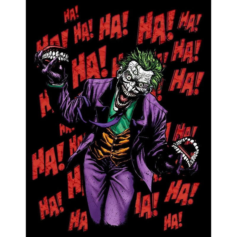 Novelty Joker Mens Crew Neck Short Sleeve Relaxed Fit Graphic T-Shirt