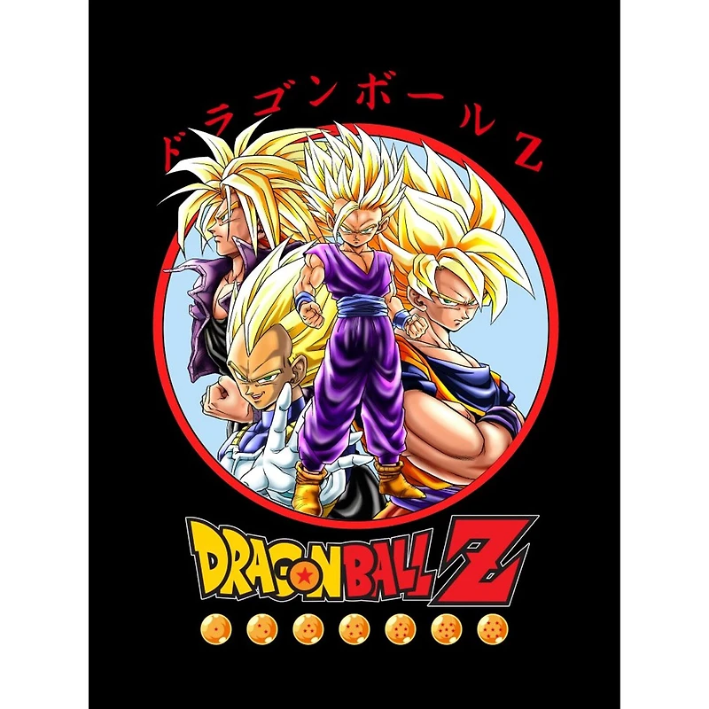 Novelty Mens Crew Neck Short Sleeve Relaxed Fit Dragon Ball Z Graphic T-Shirt