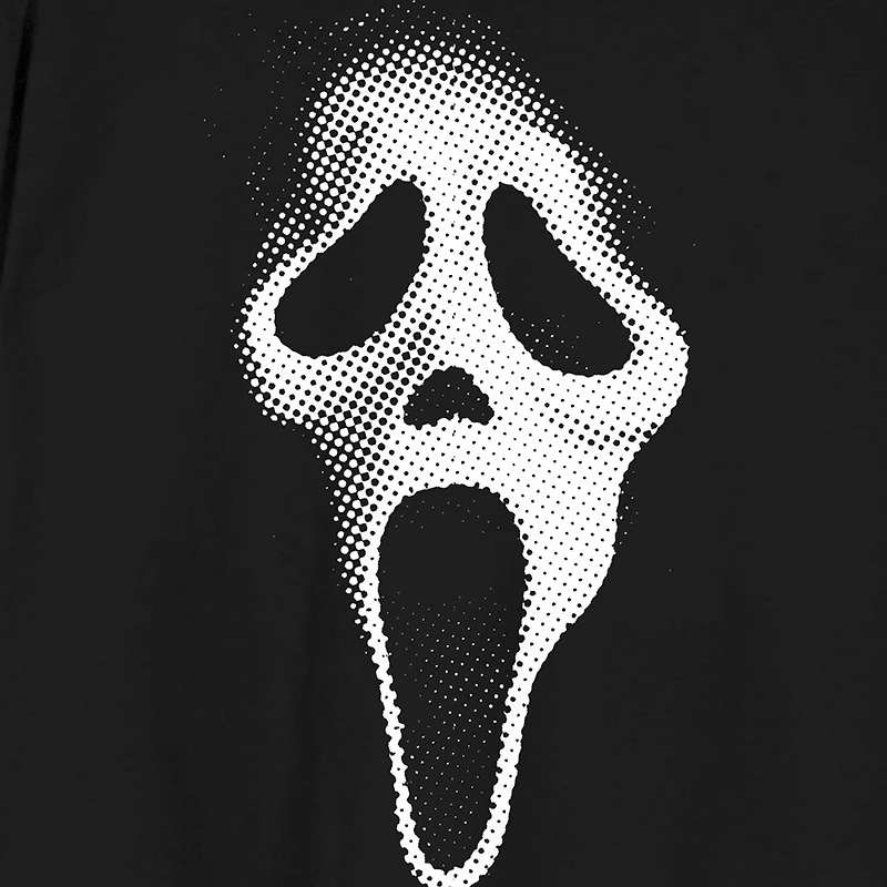 Novelty Ghostface Mens Crew Neck Short Sleeve Relaxed Fit Big and Tall Graphic T-Shirt