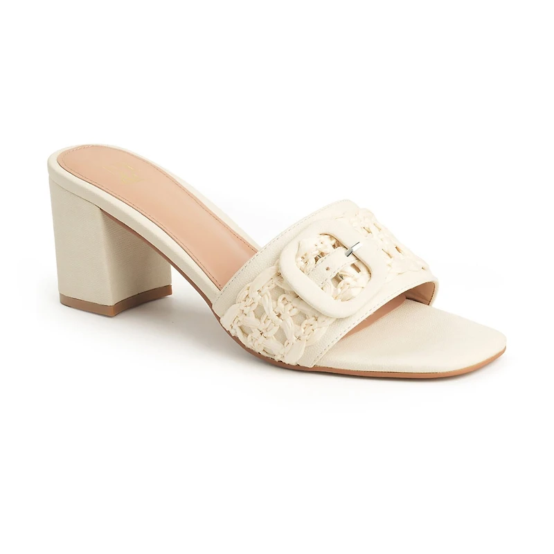 New York & Company Womens Lana Slide Sandals