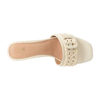New York & Company Womens Lana Slide Sandals