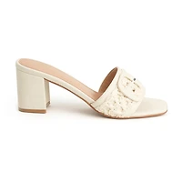 New York & Company Womens Lana Slide Sandals