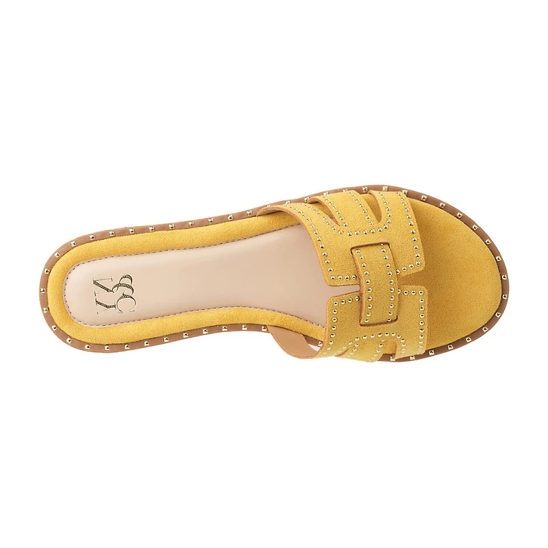 New York & Company Womens Dulcy Slide Sandals