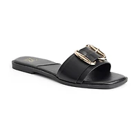 New York & Company Womens Wenda Slide Sandals