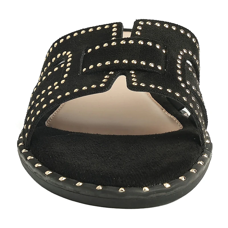 New York & Company Womens Zora Slide Sandals