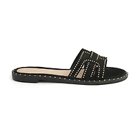 New York & Company Womens Zora Slide Sandals