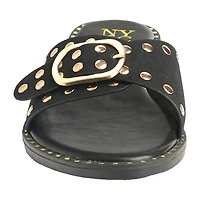 New York & Company Womens Westly Slide Sandals