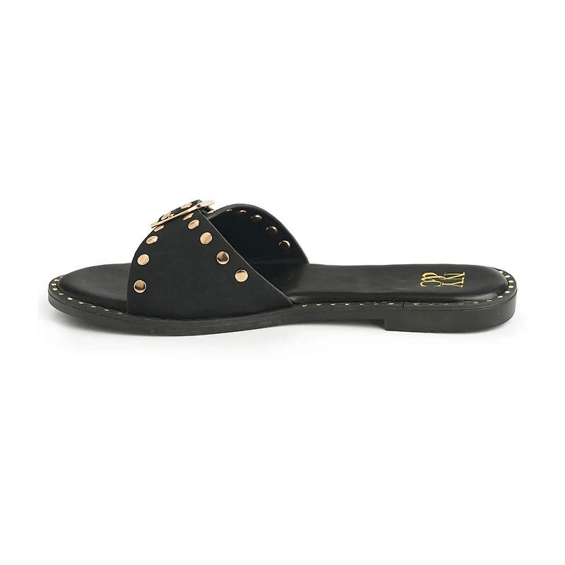 New York & Company Womens Westly Slide Sandals
