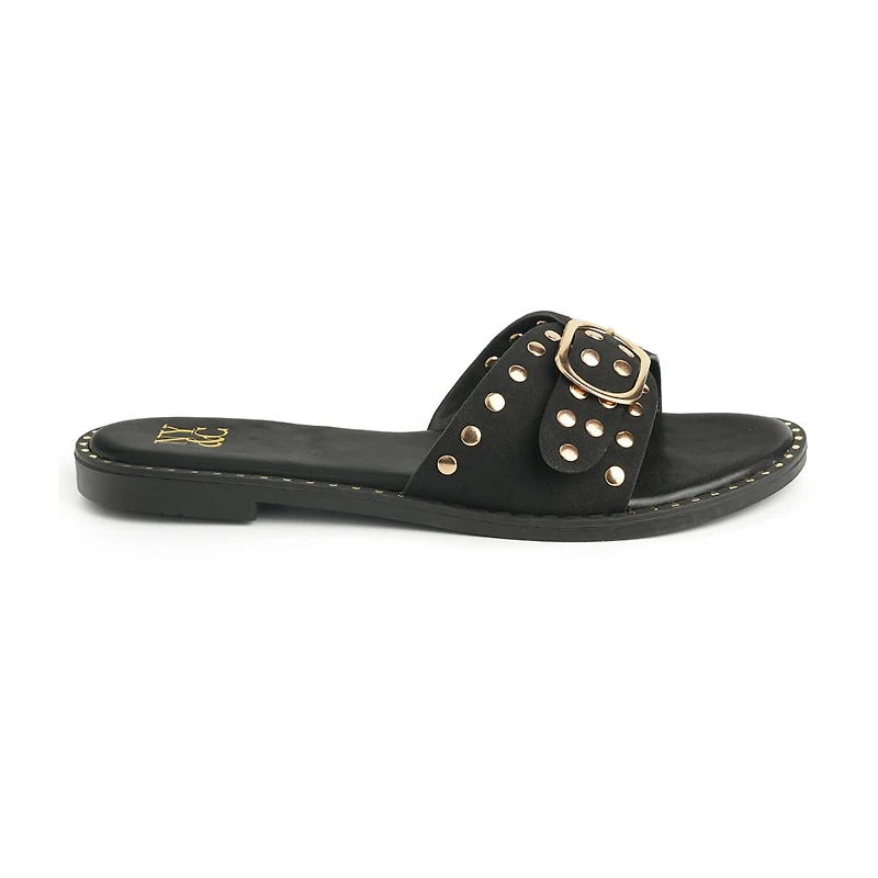 New York & Company Womens Westly Slide Sandals