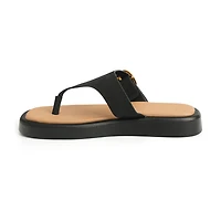 New York & Company Womens Jett Slide Sandals