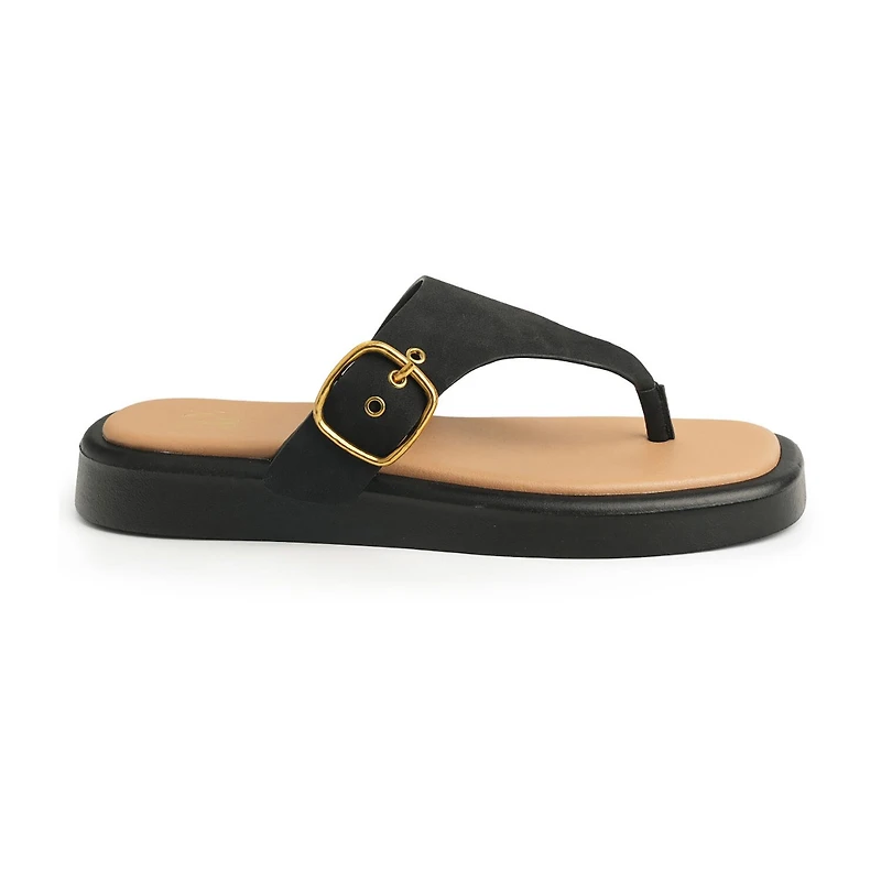 New York & Company Womens Jett Slide Sandals