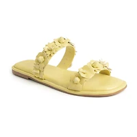New York & Company Womens Poppy Slide Sandals