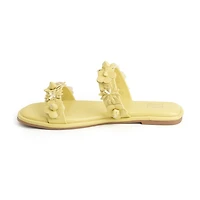 New York & Company Womens Poppy Slide Sandals
