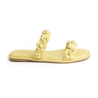 New York & Company Womens Poppy Slide Sandals