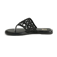 New York & Company Womens Phillipa Slide Sandals