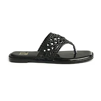 New York & Company Womens Phillipa Slide Sandals