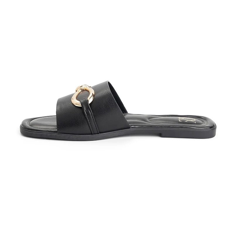 New York & Company Womens Rayla Slide Sandals