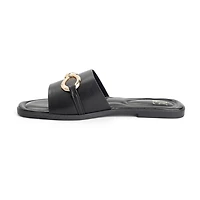 New York & Company Womens Rayla Slide Sandals
