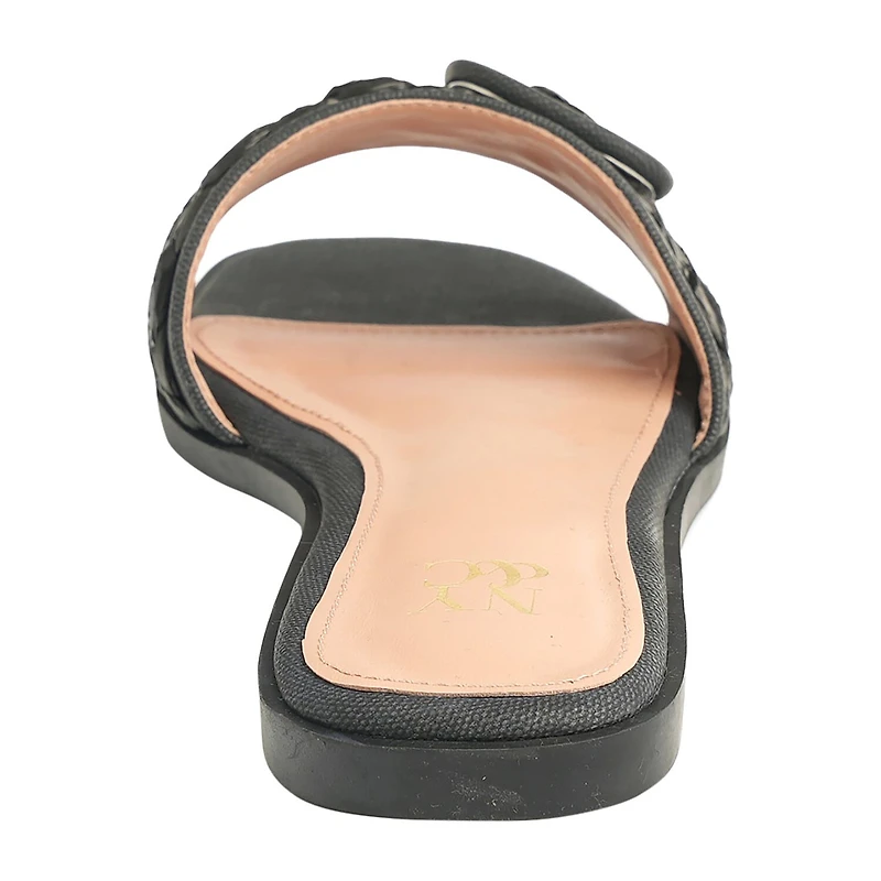New York & Company Womens Amber Slide Sandals