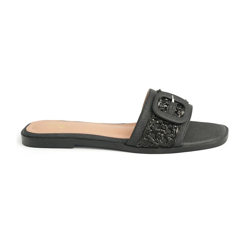 New York & Company Womens Amber Slide Sandals