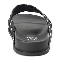 New York & Company Womens Barnett Slide Sandals
