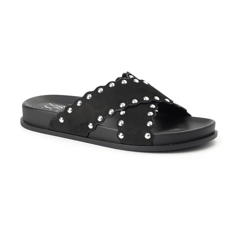 New York & Company Womens Barnett Slide Sandals