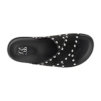 New York & Company Womens Barnett Slide Sandals