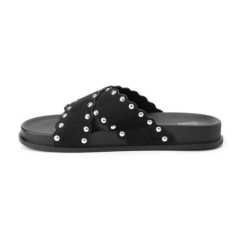 New York & Company Womens Barnett Slide Sandals
