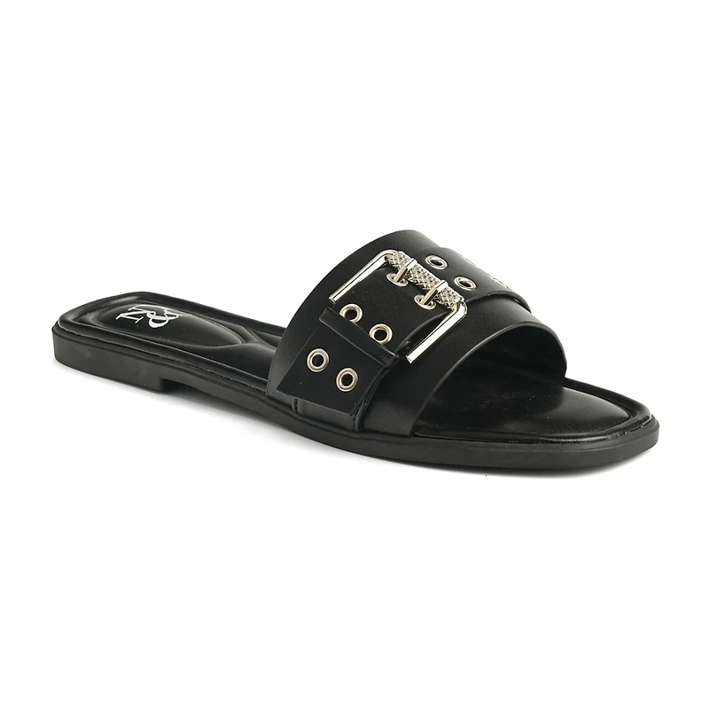 New York & Company Womens Rey Slide Sandals
