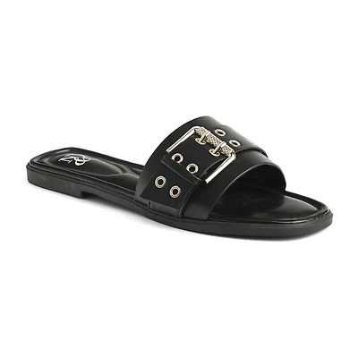 New York & Company Womens Rey Slide Sandals
