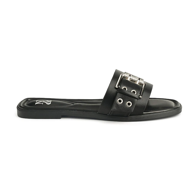 New York & Company Womens Rey Slide Sandals