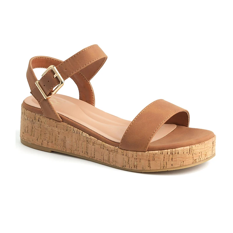 New York & Company Womens Halina Wedge Sandals