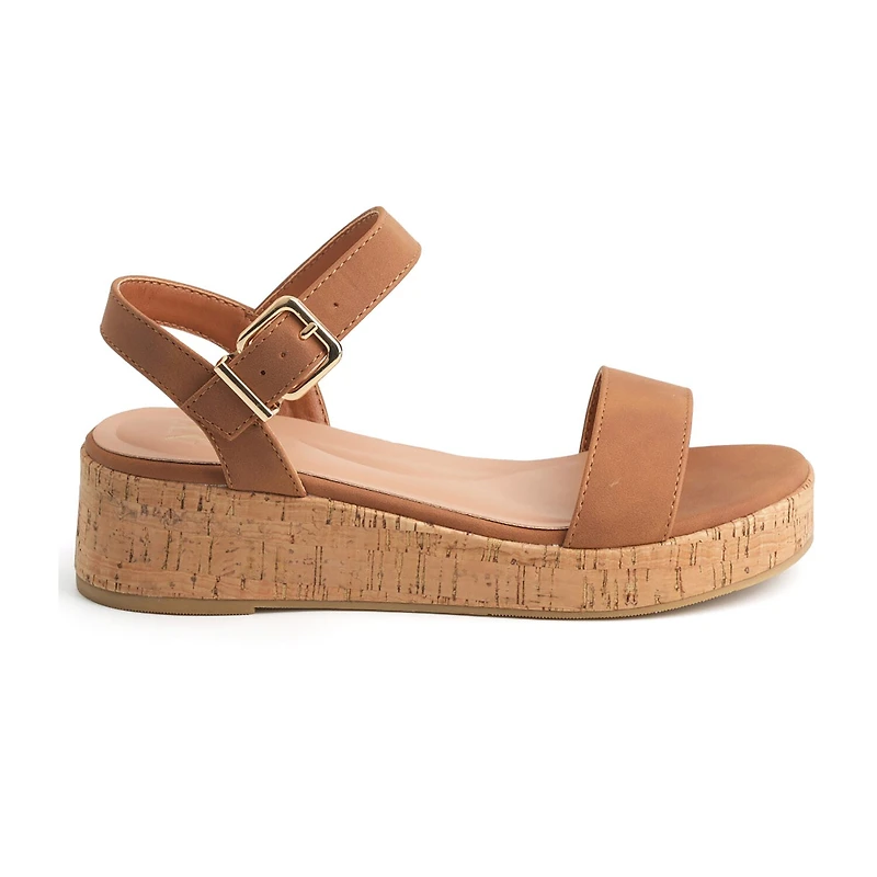 New York & Company Womens Halina Wedge Sandals