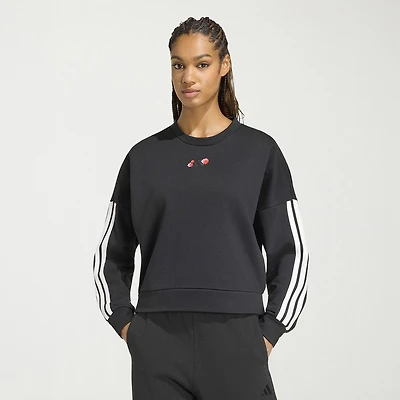 adidas Womens Crew Neck Long Sleeve Sweatshirt