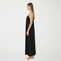 RM Rebecca Minkoff Womens Straight Neck Sleeveless Embellished Maxi Dress