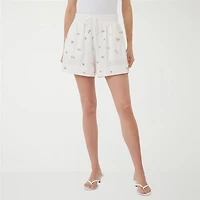 RM Rebecca Minkoff Womens Mid Rise Midi Short