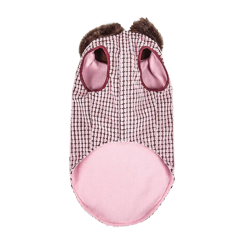 Pet Life ® Luxe 'Beautifur' Elegant Designer Boxed Faux Mink Fur Dog Coat
