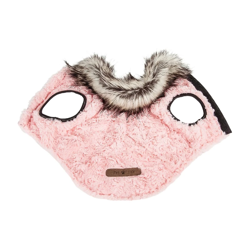 Pet Life ® Luxe 'Pinkachew' Charming Designer Mink Fur Dog Coat Jacket