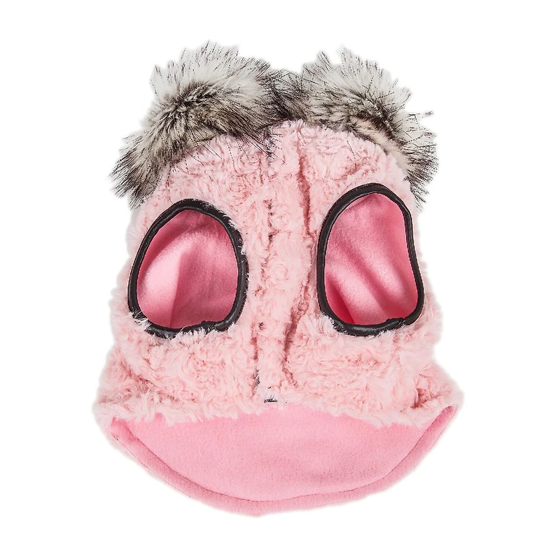 Pet Life ® Luxe 'Pinkachew' Charming Designer Mink Fur Dog Coat Jacket