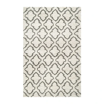 nuLoom Burma Trellis Shaggy Rectangular Rug