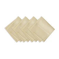 Elrene Home Fashions Elegance Plaid Damask Set of 4 Napkin